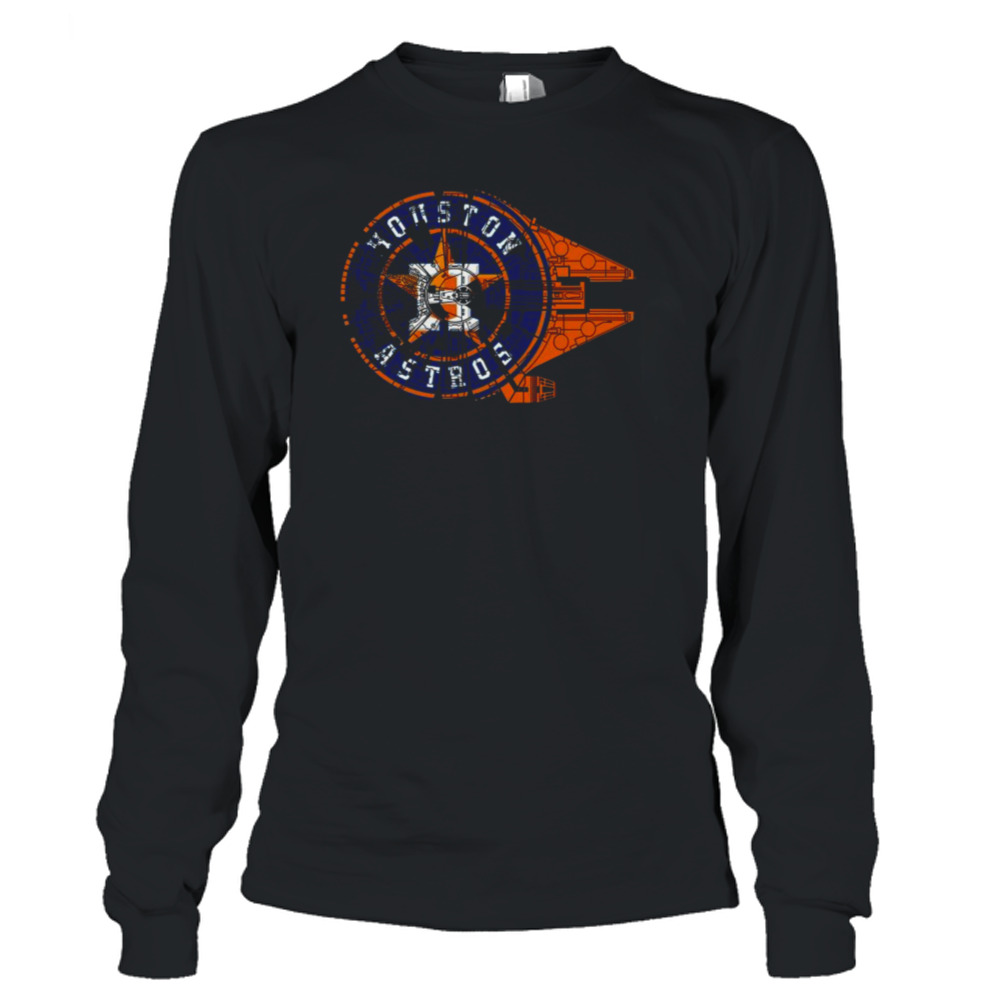 2023 Houston Astros Millennium Falcon Cool Baseball And Star Wars Shirt -  Hersmiles