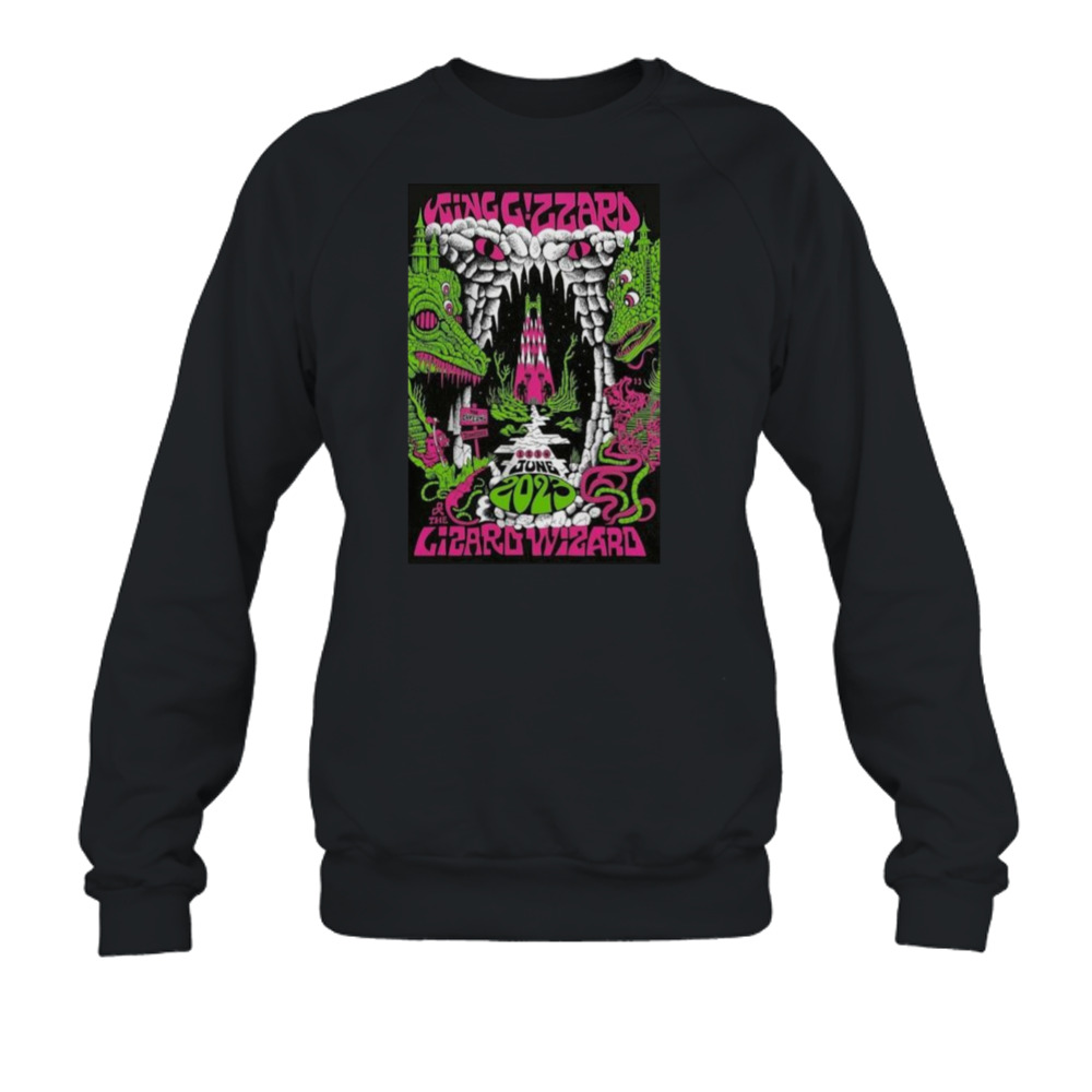 King Gizzard June 1-4 2023 The Caverns, Tennessee Poster shirt 5 Crewneck Sweatshirt