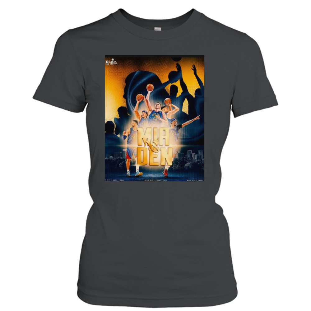 Miami Heat Vs Denver Nuggets NBA Final 2023 Mile High Basketball Shirt 2 Ladies T-Shirt