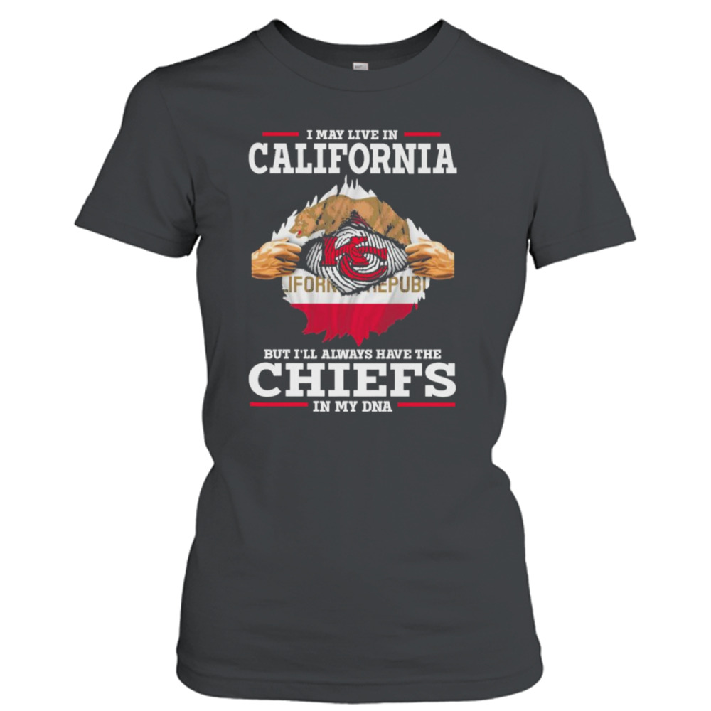 I may Live in California but I'll always have the Chiefs in my DNA