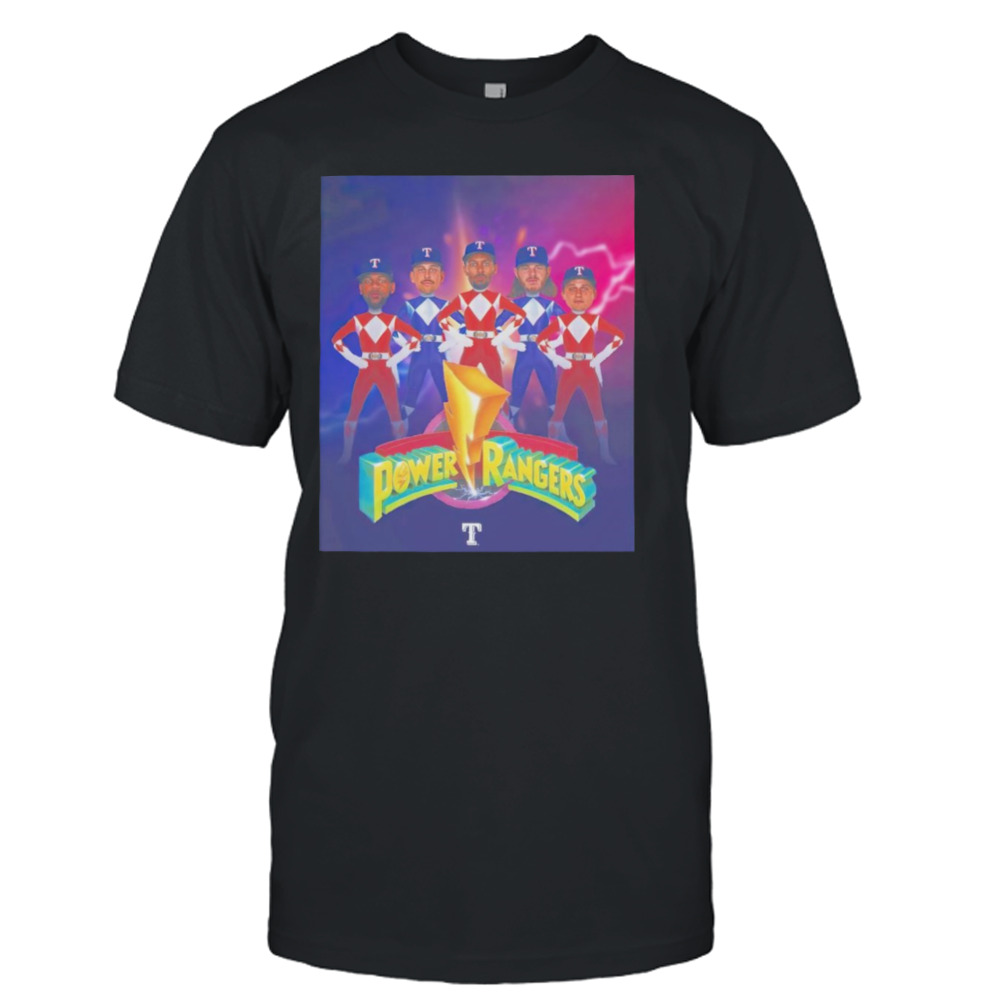 Texas Rangers We Are The Power Rangers Shirt