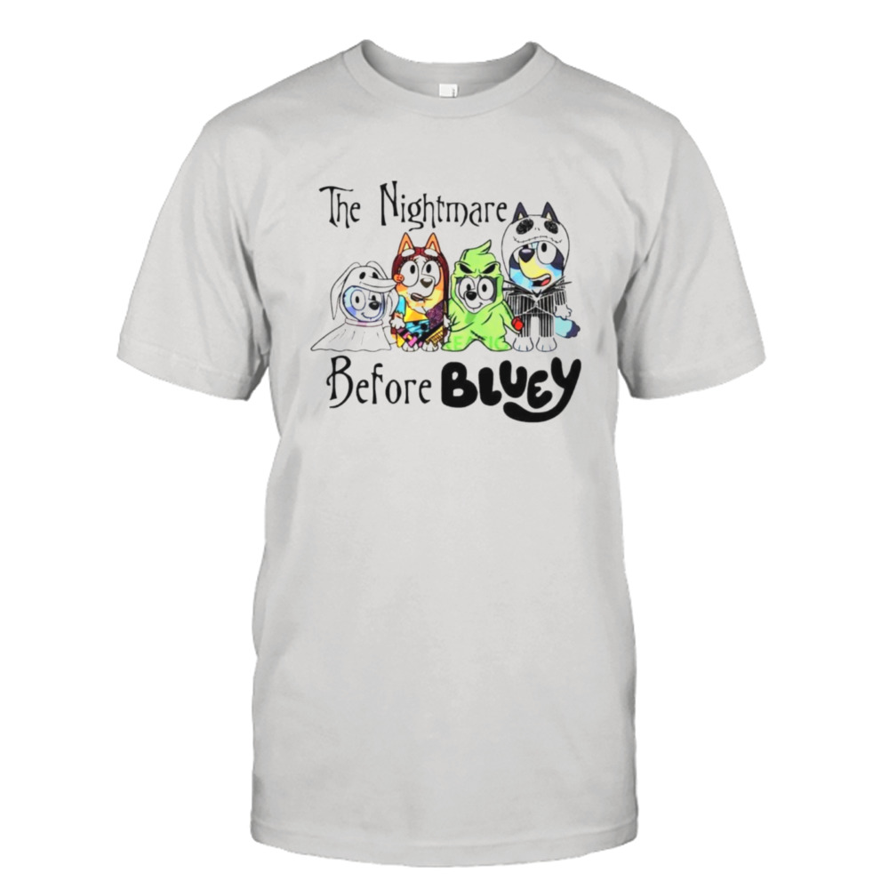 The Nightmare Before Bluey Funny Halloween Shirt