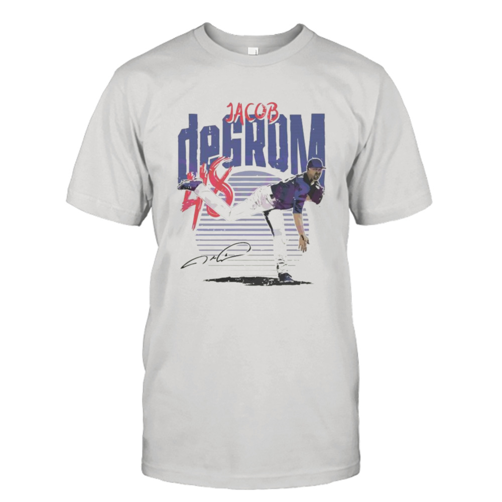 Texas Rangers Jacob deGrom Signature Shirt - Yesweli