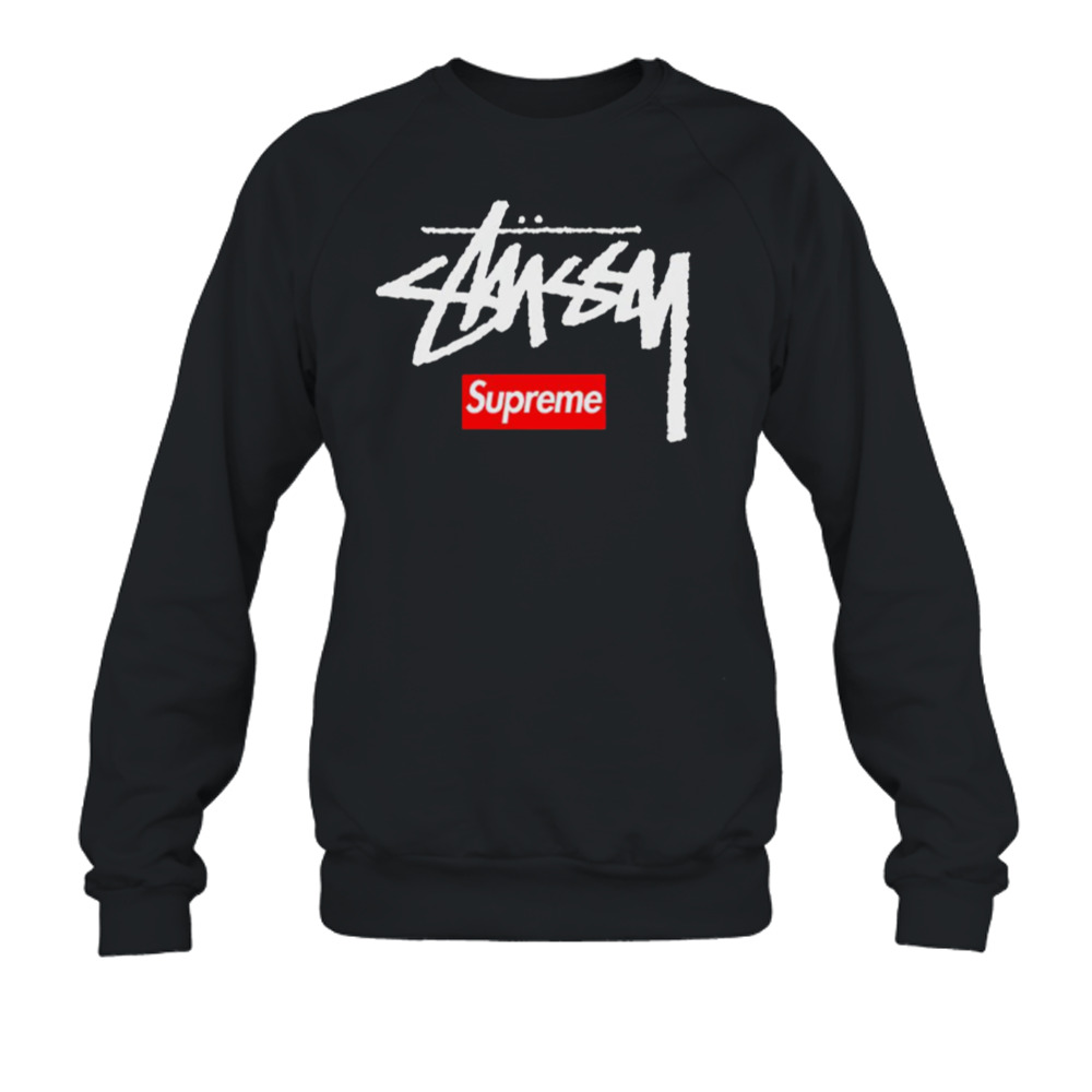 Stussy box logo sales tee