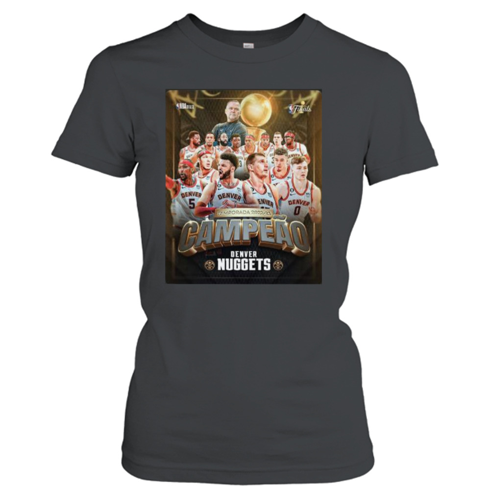 Denver Nugget Temporada 2022-2023 Campeon shirt 2 Ladies T-Shirt
