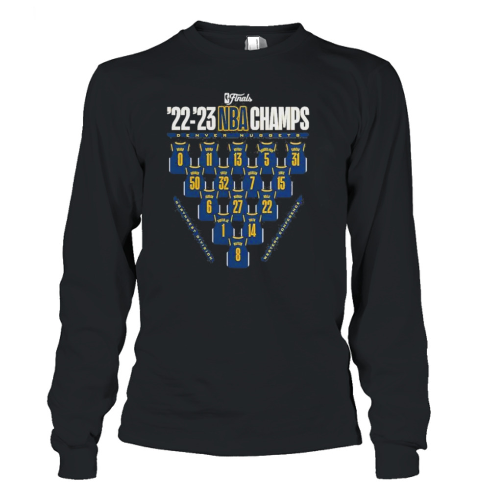 Denver Nuggets 2023 Nba Finals Champions Close Out Jersey Roster Shirt