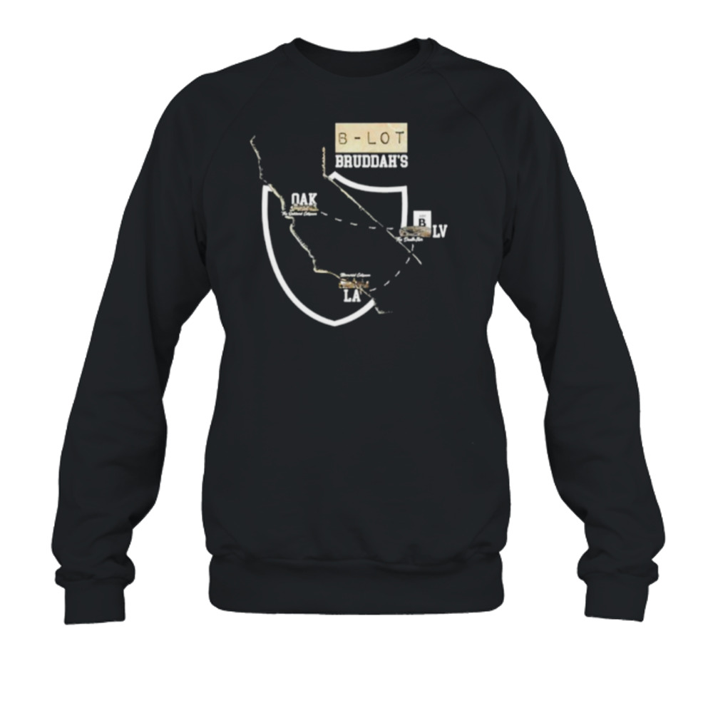 B-Lot Bruddah's Oak LV LA shirt, hoodie, sweater, long sleeve and