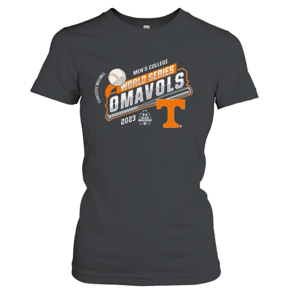 Tennessee Volunteers 2023 NCAA Men’s Baseball College World Series T-Shirt 2 Ladies T-Shirt
