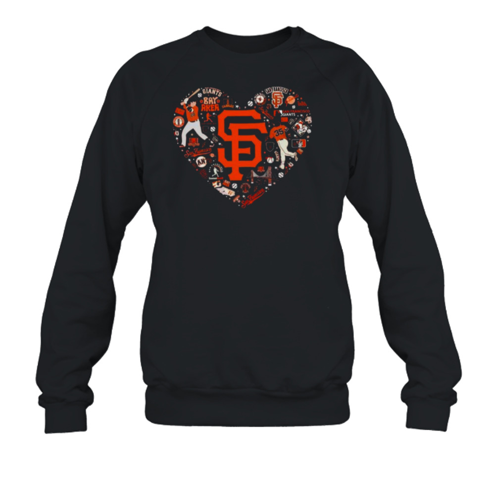 San Francisco Giants Icons Heart 2023 shirt, hoodie, sweater, long