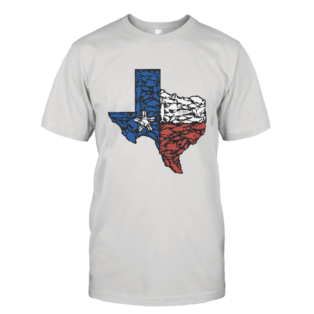 Red Tuna Shirt Company  Texas Flag - Performance Shirt