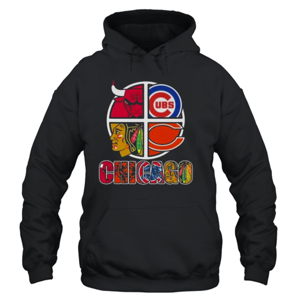 Cubs bears blackhawks bulls sales shirt