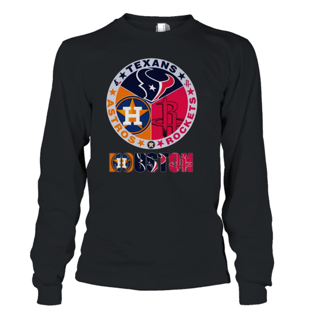 Houston texans hot sale rockets astros shirt