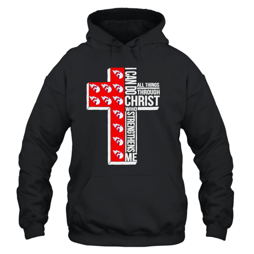 Funny cleveland Indians I can do all things through Christ shirt, hoodie,  sweater, long sleeve and tank top