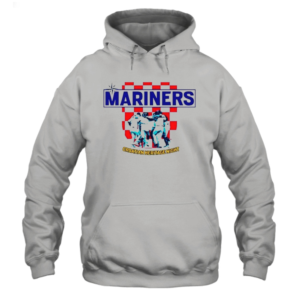 2023 SEATTLE MARINERS CROATIAN HERITAGE NIGHT T SHIRT - Limotees