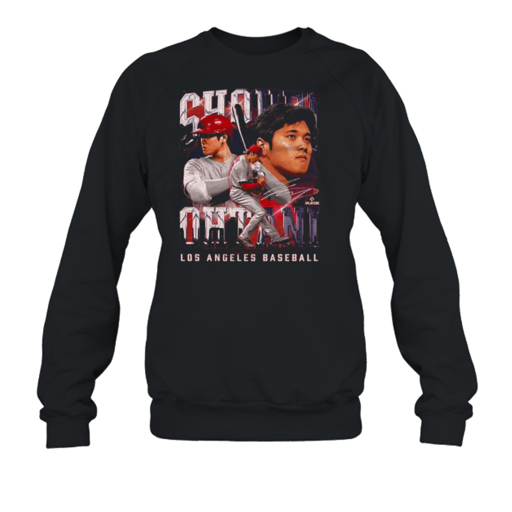 Shohei Ohtani Los Angeles Angels baseball signature t-shirt