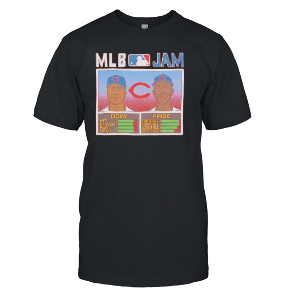 Original Mlb Jam Cleveland Larry Doby And Satchel Paige T-shirt