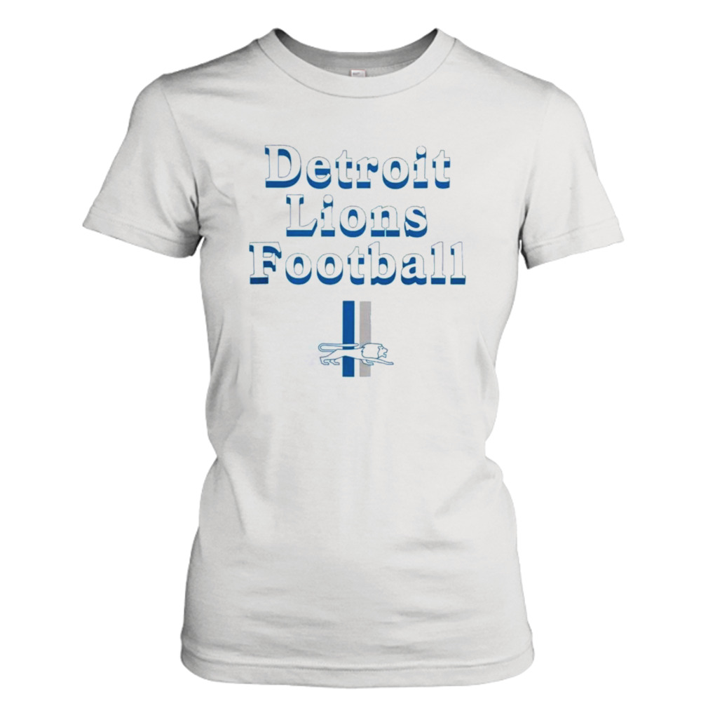 Detroit Lions Nfl X Darius Rucker Collection Logo Football Shirt