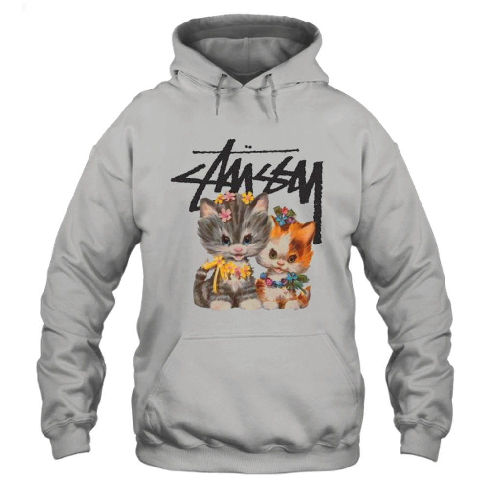 Stussy cat discount hoodie