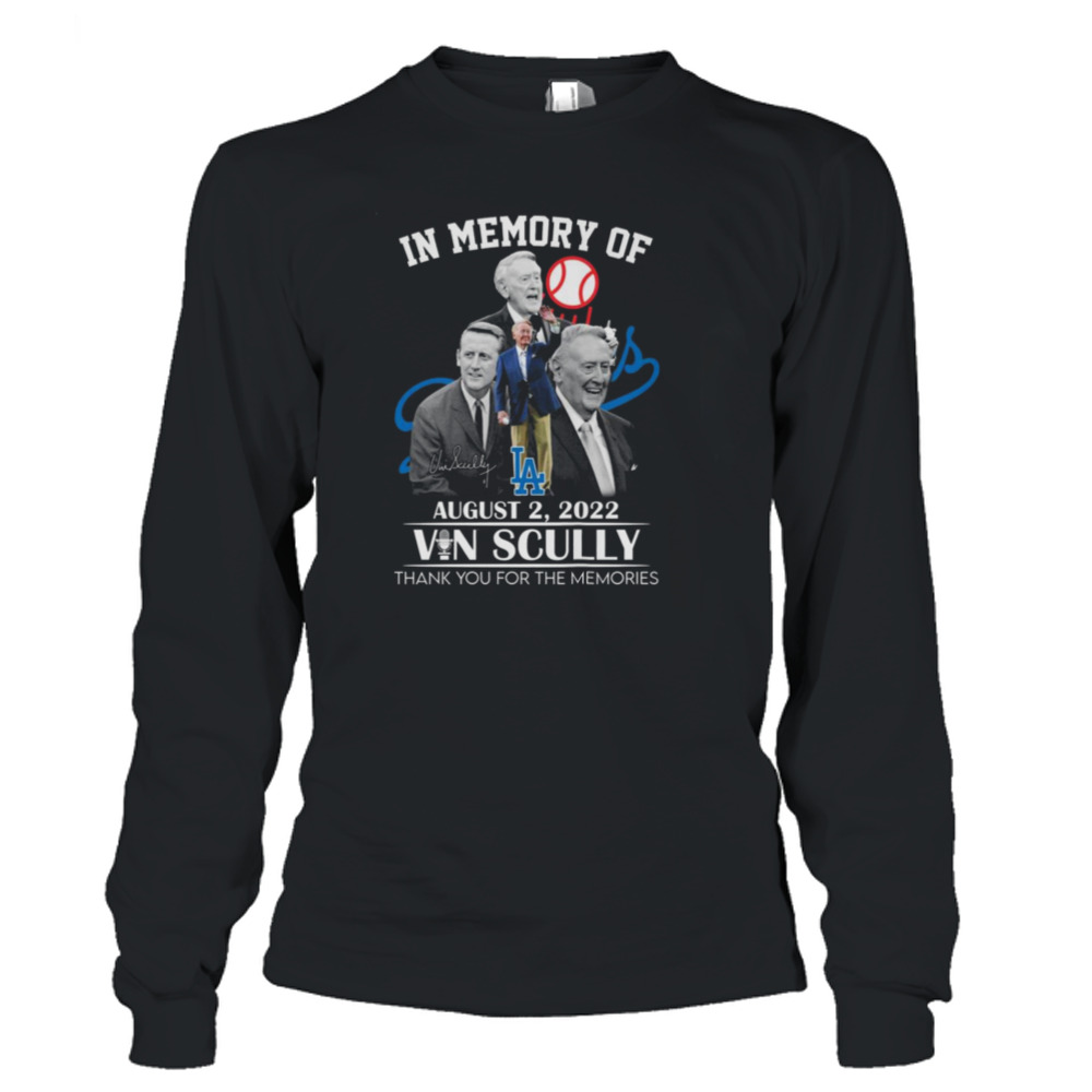 Official in Memory Of Vin Scully Memories T Shirt, hoodie, sweater