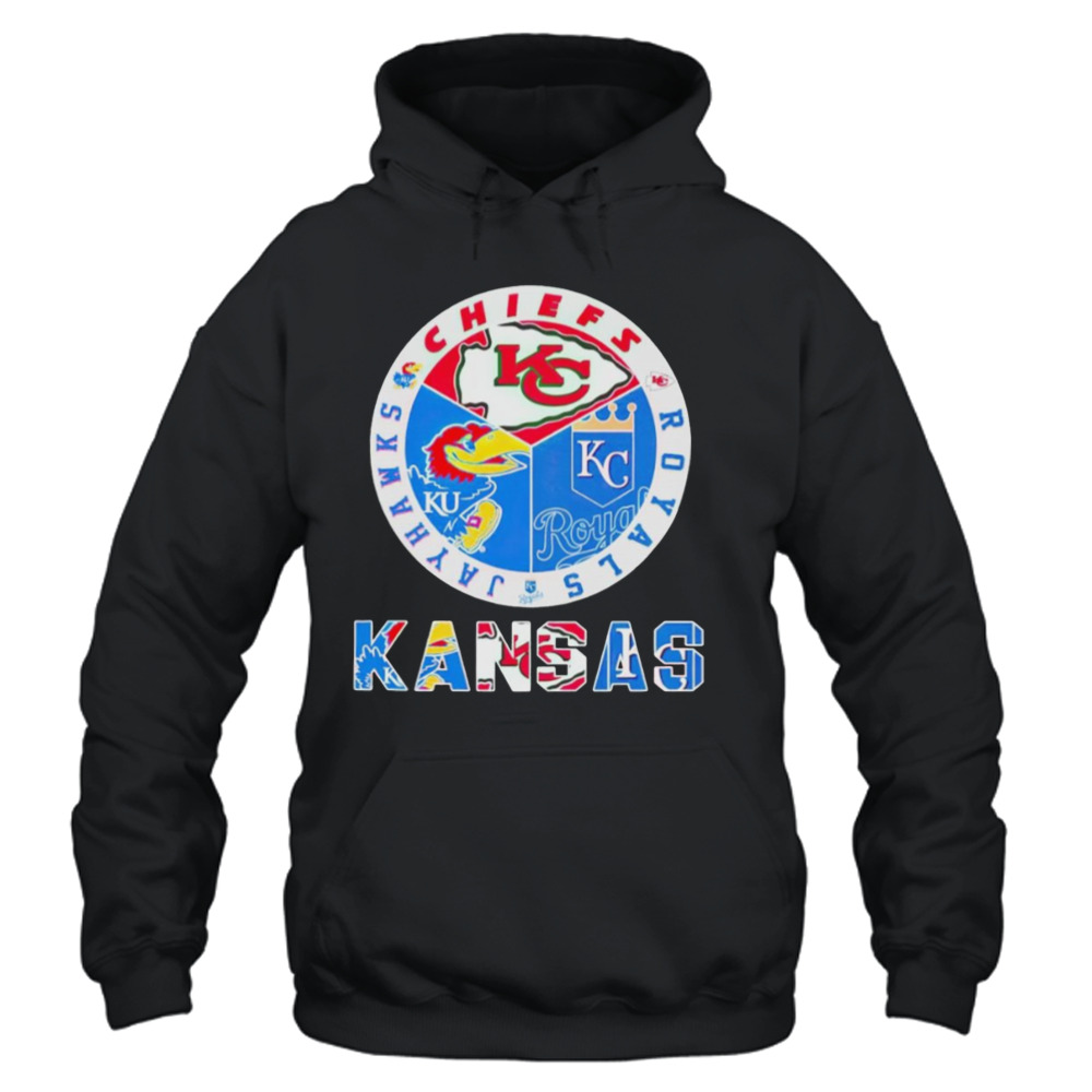 Shirts  Kansas Chiefs Kansas City Royals Kansas Jayhawks Gift Tee