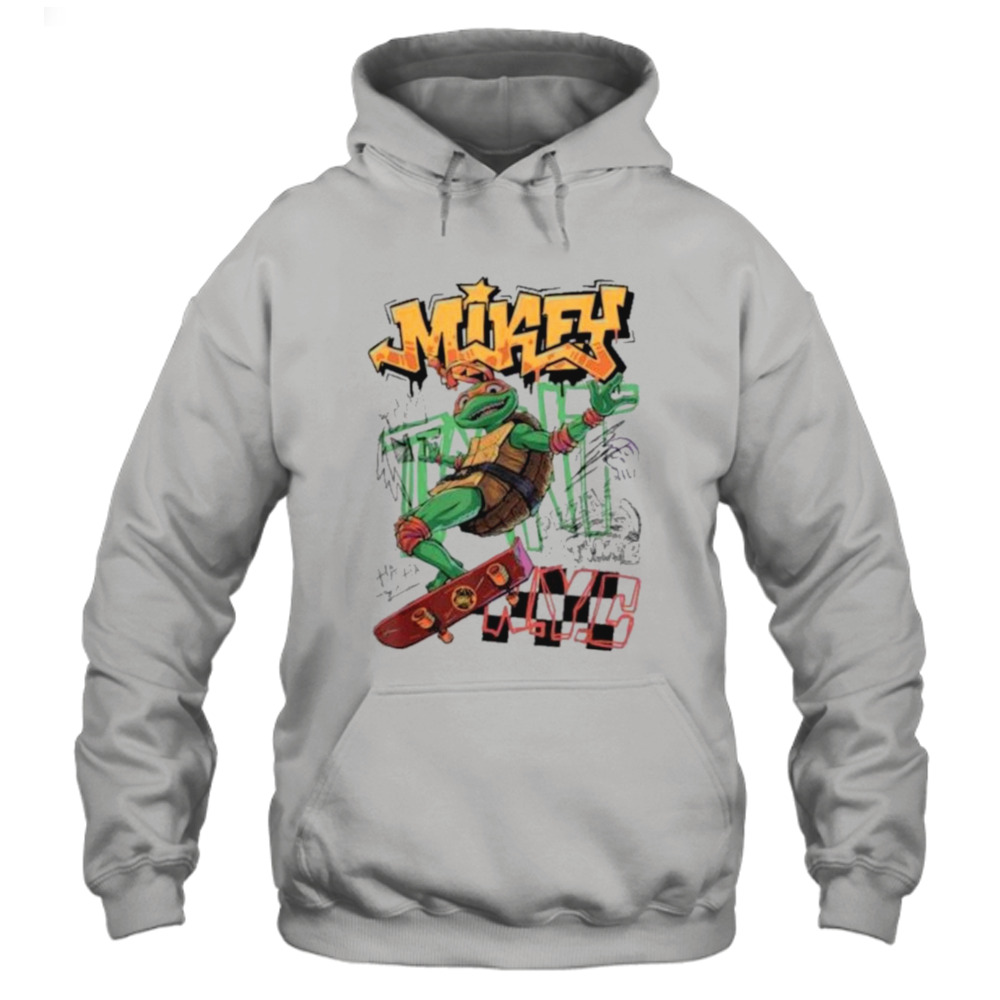 Teenage Mutant Ninja Turtles Mutant Mayhem Skater Mikey Art Design