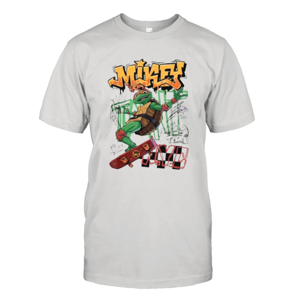 Teenage Mutant Ninja Turtles Mutant Mayhem Skater Mikey Art Design