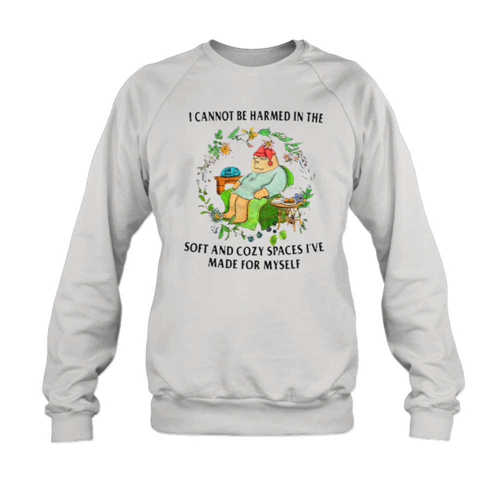 I cannot be harmed in the soft and cozy spaces I’ve made for myself art design t-shirt 5 Sweatshirt