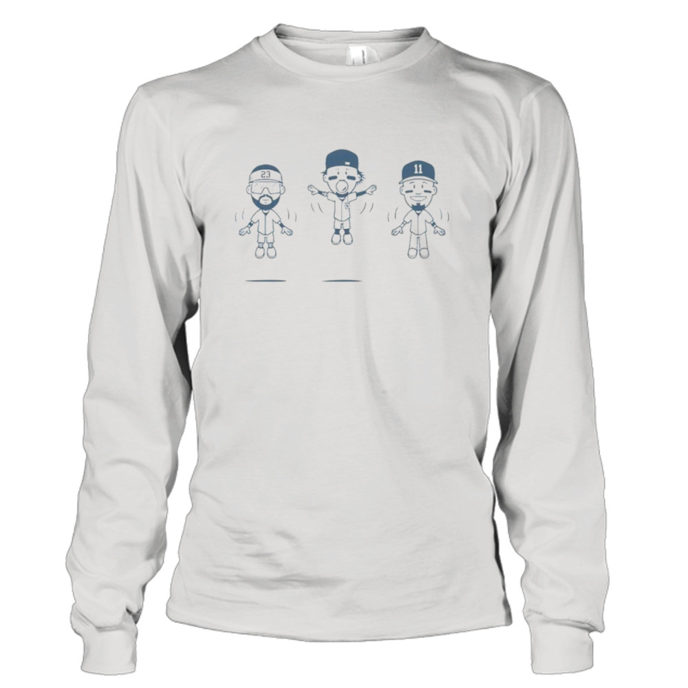 Michael Harris II Ronald Acuña Jr Orlando Arcia Keep Flying shirt 3 Long Sleeve Tee