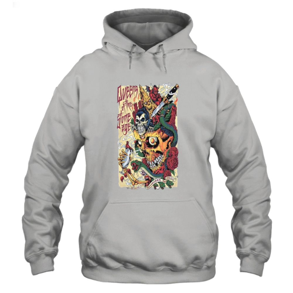 Queens Of The Stone Age Phantogram & The Armed Events Stage AE Pittsburgh PA Aug 5 2023 Shirt 4 Hoodie