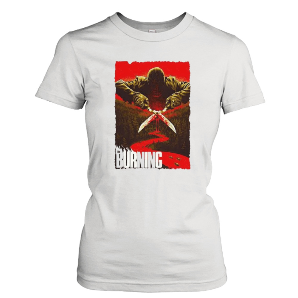 The Burning Horror Halloween Shirt 2 Ladies Tee