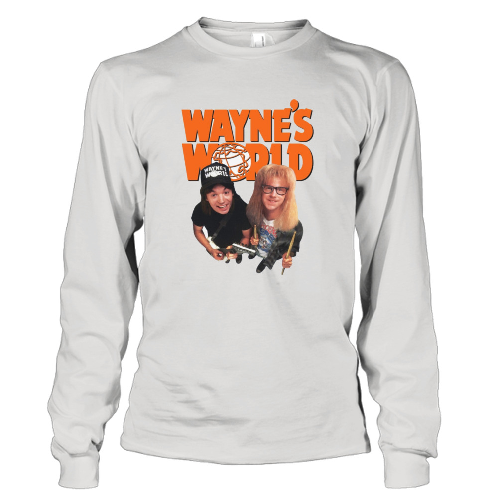 Vintage Waynes World Comedy shirt 3 Long Sleeve Tee