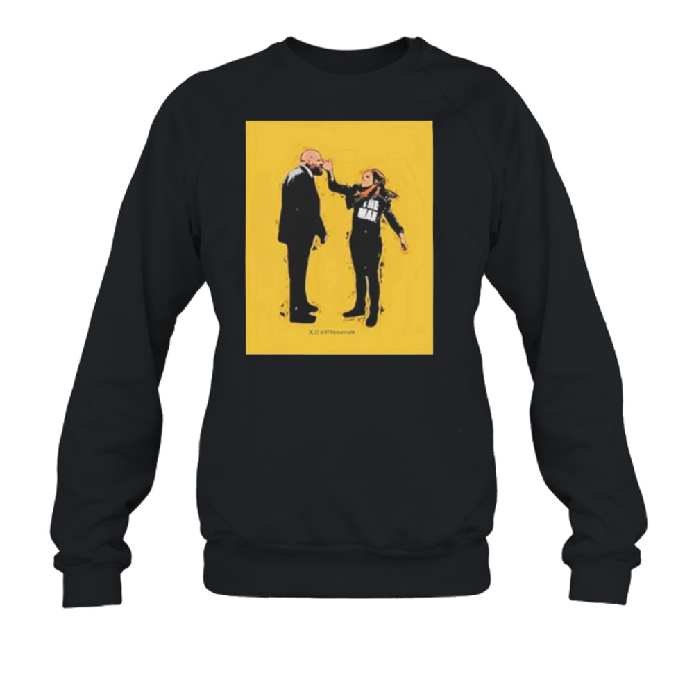 Becky Lynch Slaps Triple H On Smackdown Shirt 5 Crewneck Sweatshirt