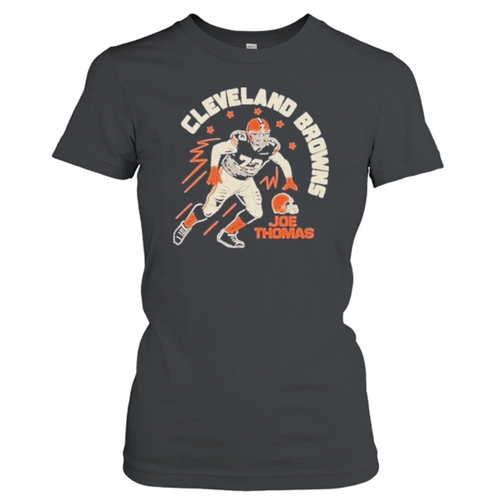 Joe Thomas Cleveland Browns Homage Retired Player Caricature Shirt