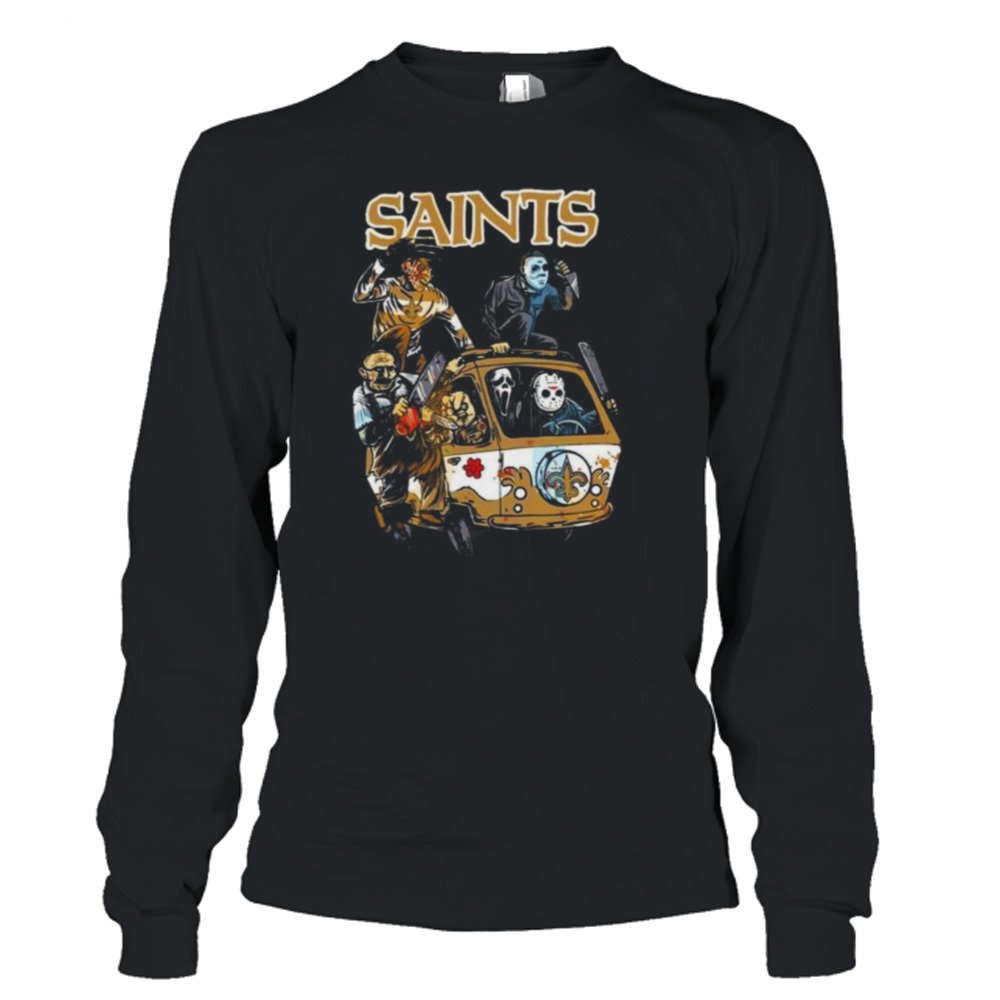 Horror Movies Characters New Orleans Saints Football Halloween 2023  T-Shirts, hoodie, sweater, long sleeve and tank top