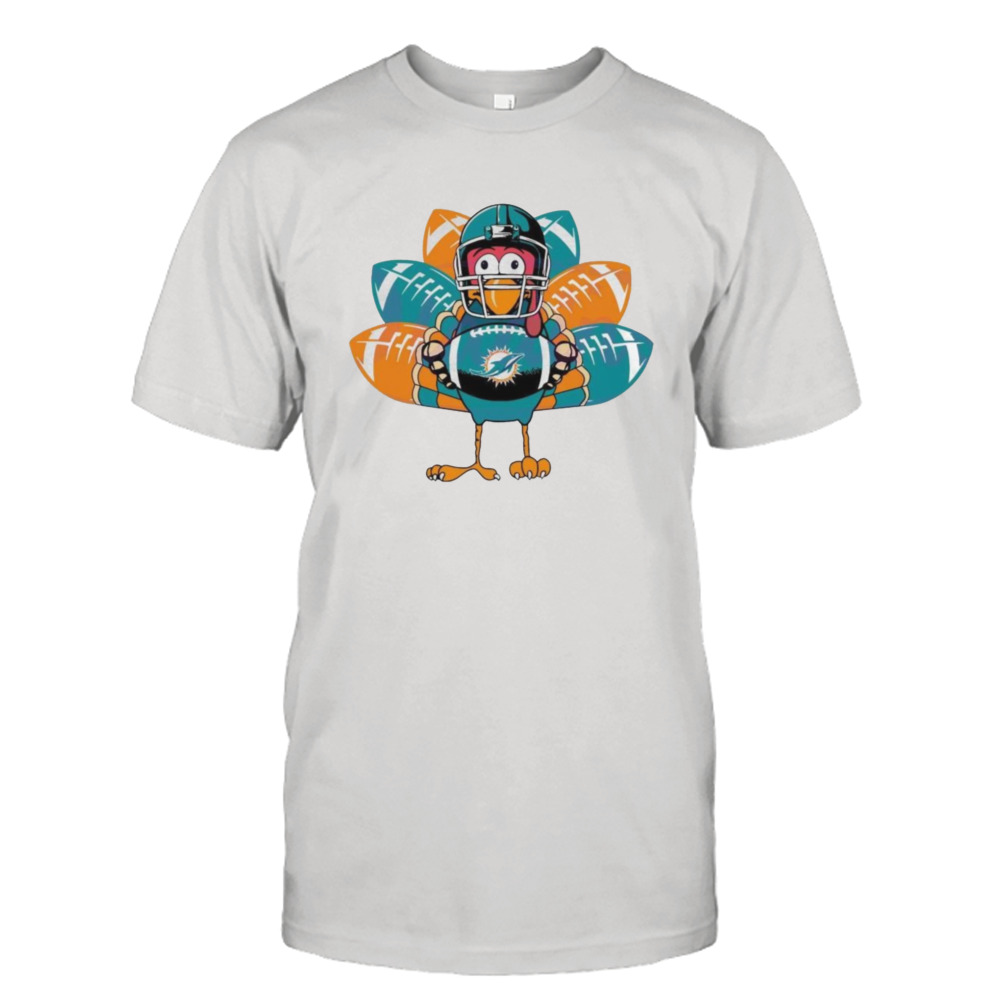 Miami Dolphins Turkey Thanksgiving 2023 Shirt - Peanutstee