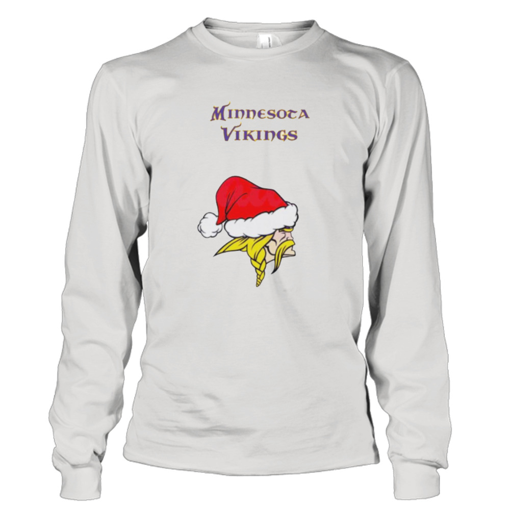 Official minnesota vikings nfl christmas logo 2023 shirt - Limotees