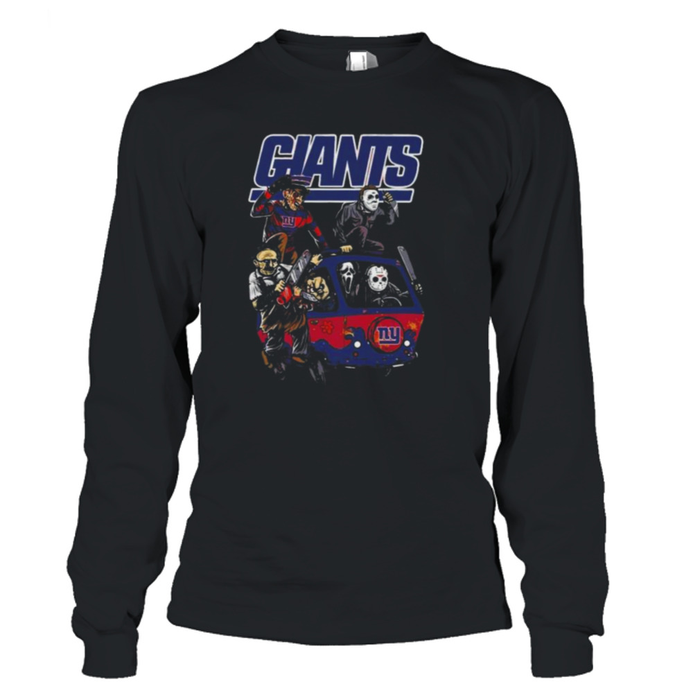 NY Giants Horror Movie Football Hoodie, New York Giants Halloween