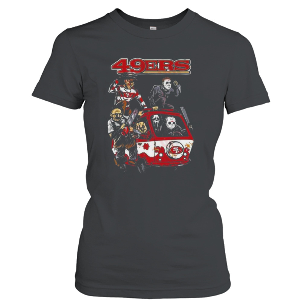 Horror Movie Halloween 49ers Shirt - High-Quality Printed Brand