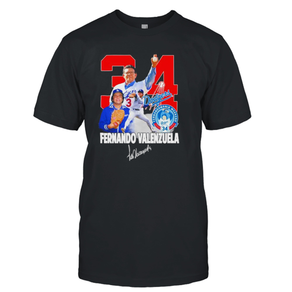 Fernandomania Weekend Dodger Fernando Valenzuela T Shirt - Yeswefollow