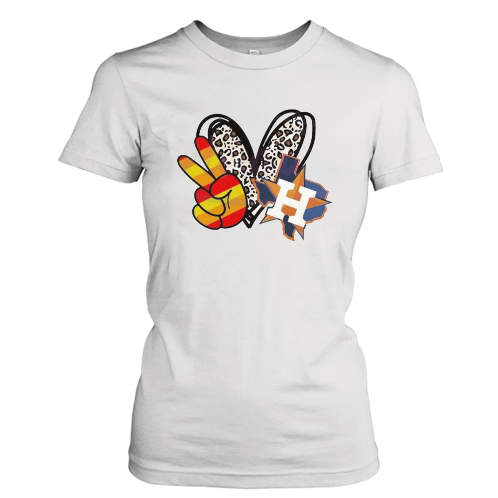 Peace Love Astros Houston Astros 2023 Shirt in 2023