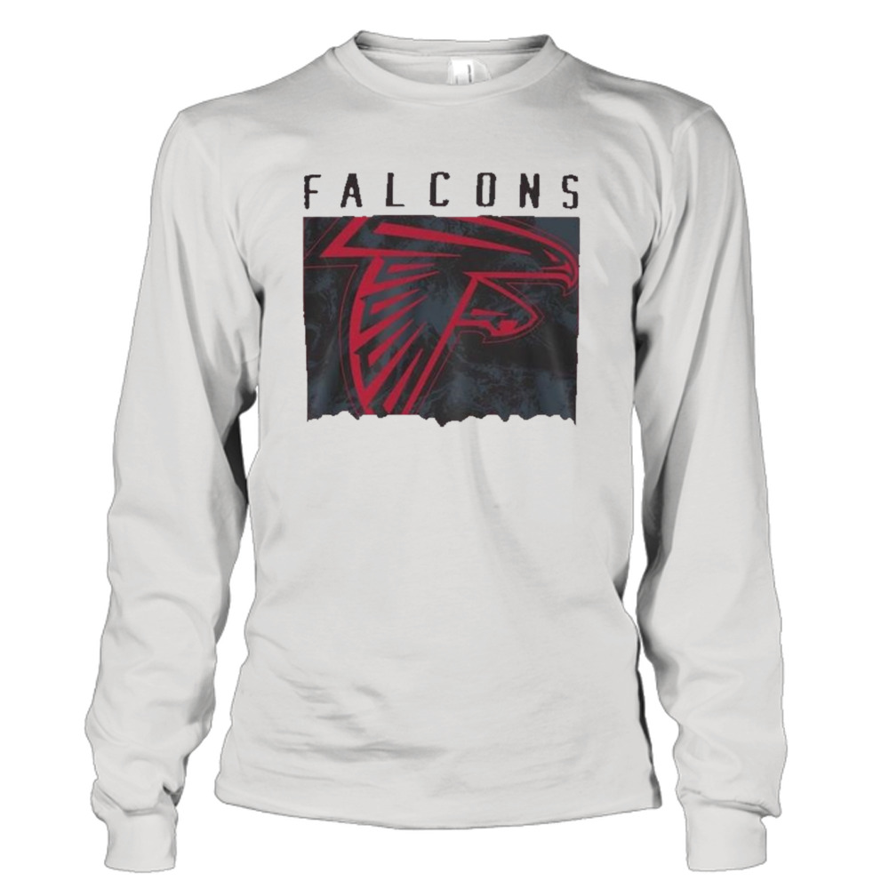 Youth Gray Atlanta Falcons Tri-Blend Long Sleeve T-Shirt