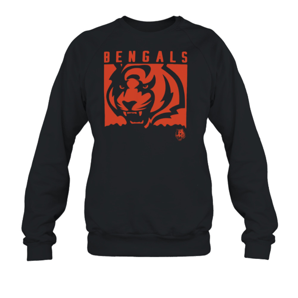 NFL Team Apparel Youth Cincinnati Bengals Liquid Camo Shirt