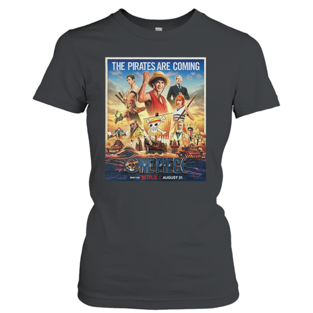 New Poster Live Action One Piece Series The Pirates Are Coming T-Shirt -  Ink In Action