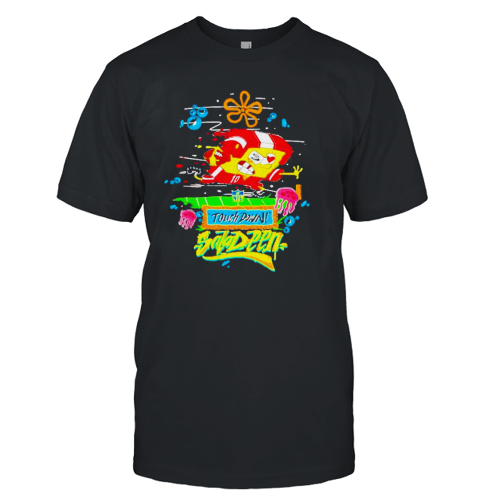 NFL Junk Food SpongeBob x King Saladeen Touchdown Saladeen shirt -  Dalatshirt