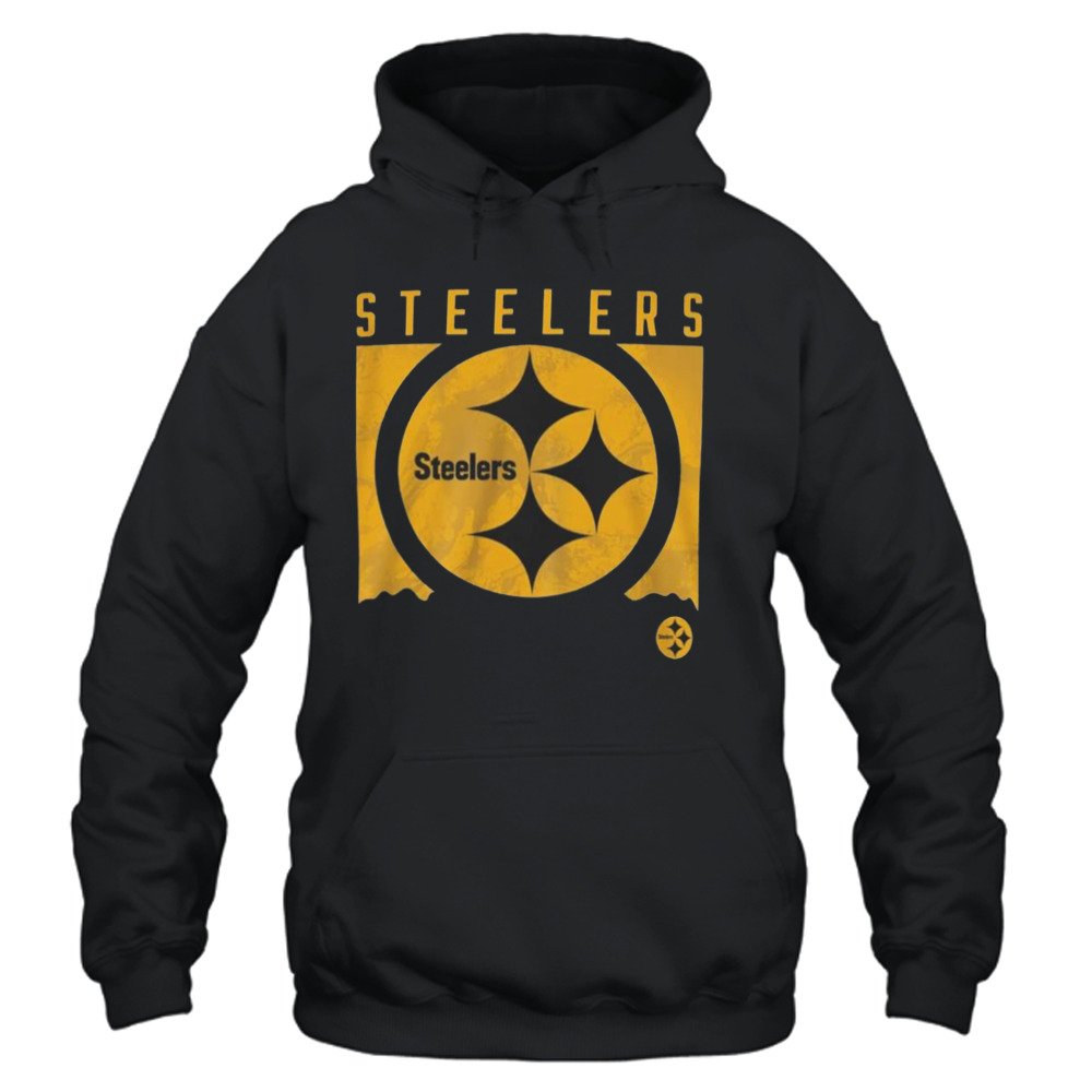 Nfl Team Apparel Youth Pittsburgh Steelers Liquid Camo T-shirt