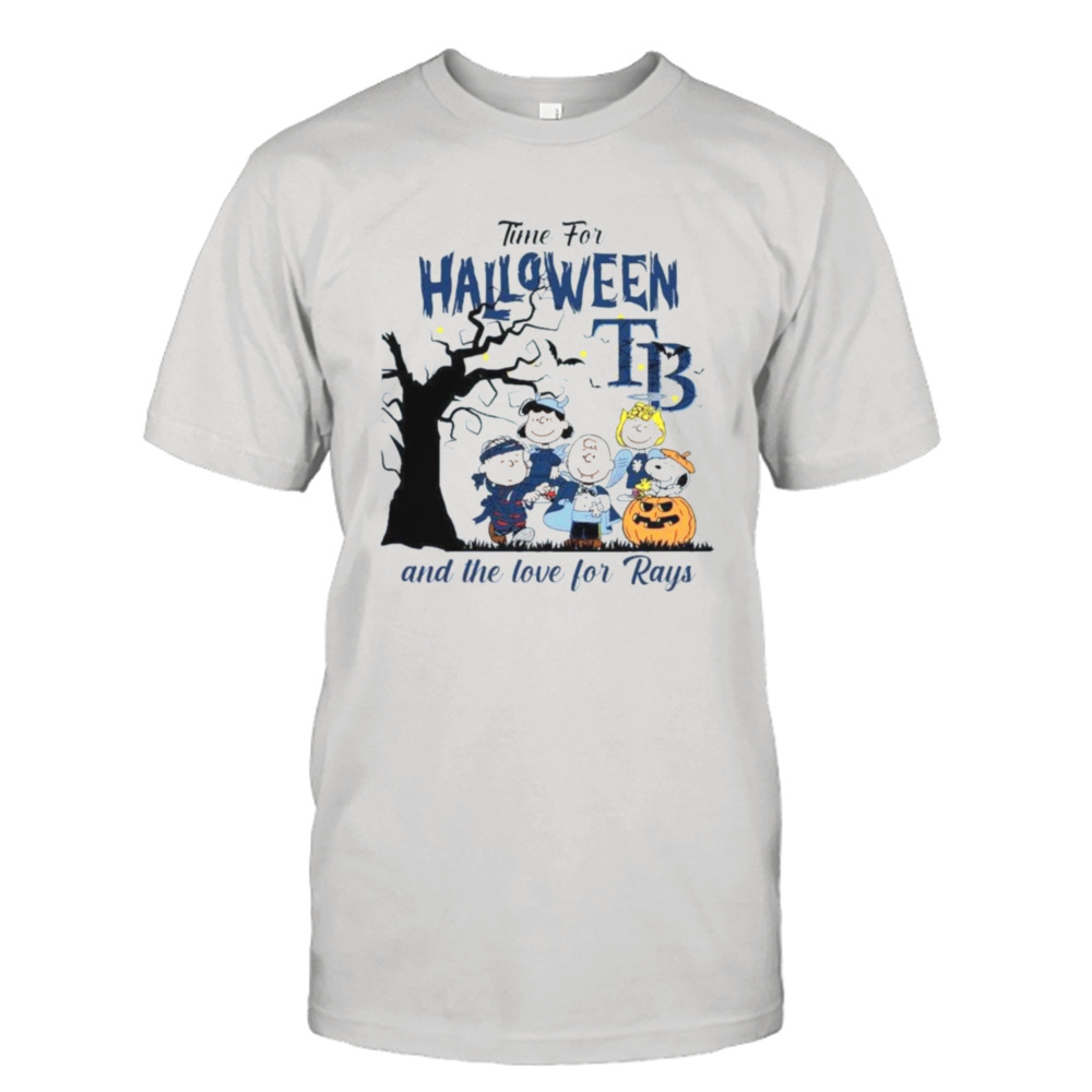 Tampa Bay Rays Time For Halloween And The Love For Rays Shirt