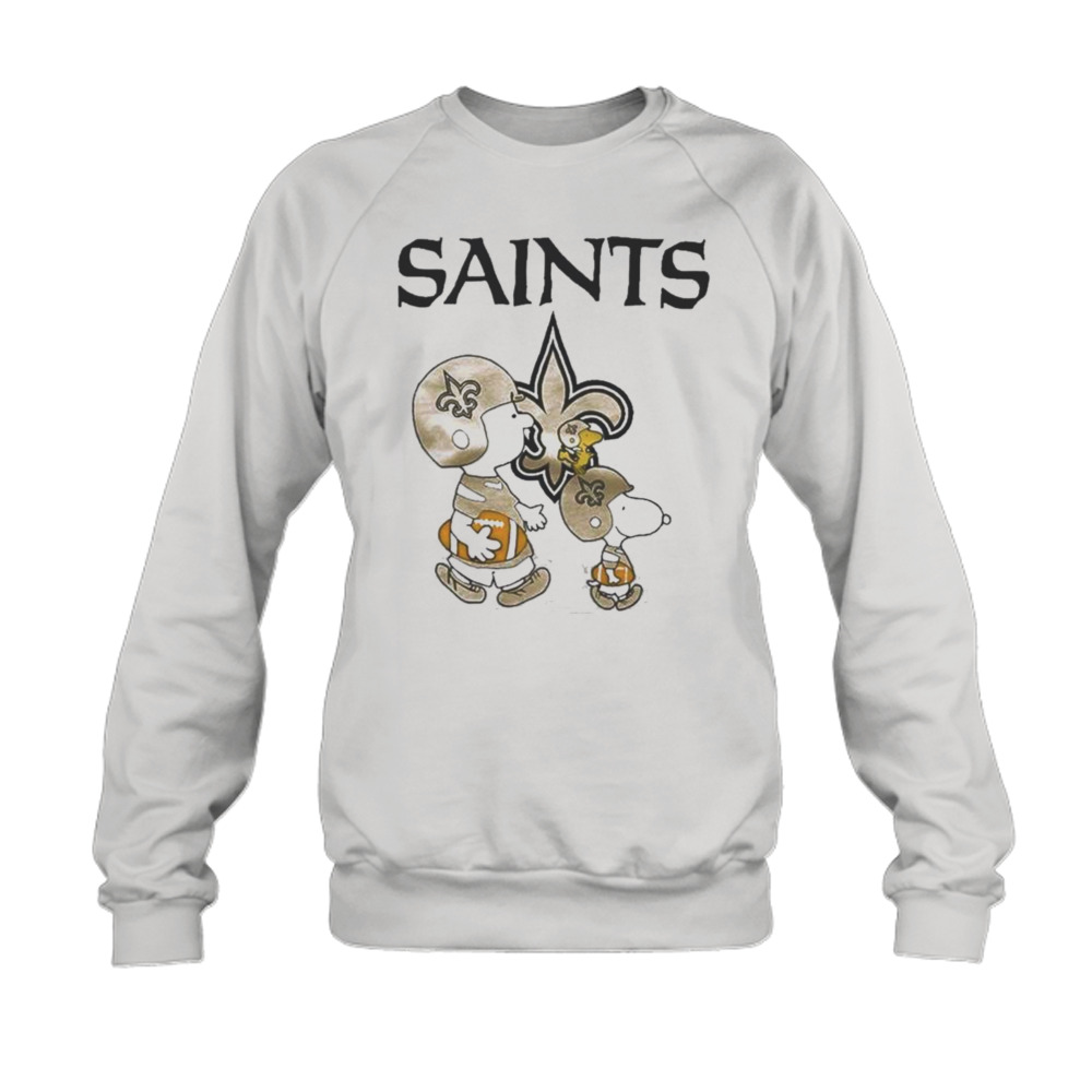 New Orleans Saints Peanuts Snoopy Charlie Brown And Woodstock T-shirt 5 Sweatshirt