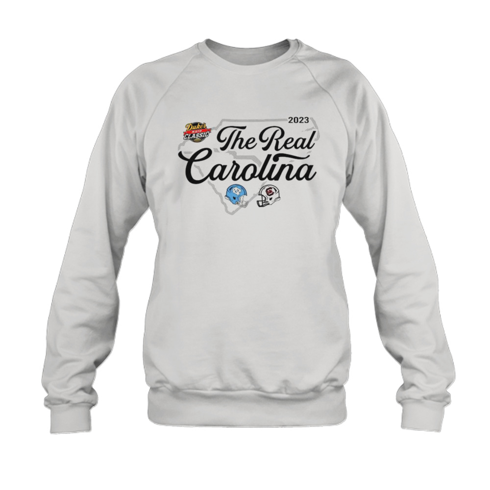 North Carolina Tar Heels Vs South Carolina Gamecocks 2023 The Real Carolina T-shirt 5 Sweatshirt