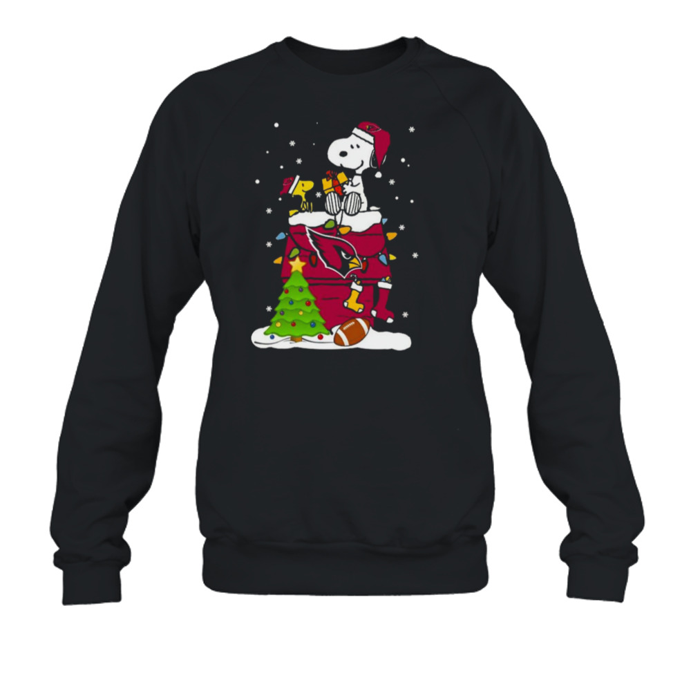 Snoopy Arizona Cardinals Christmas shirt 5 Crewneck Sweatshirt
