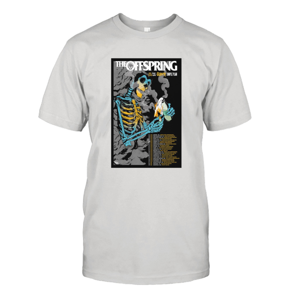 The Offspring Tour the US with Sum 41 and Simple Plan art poster design T-shirt 1 Unisex Tee